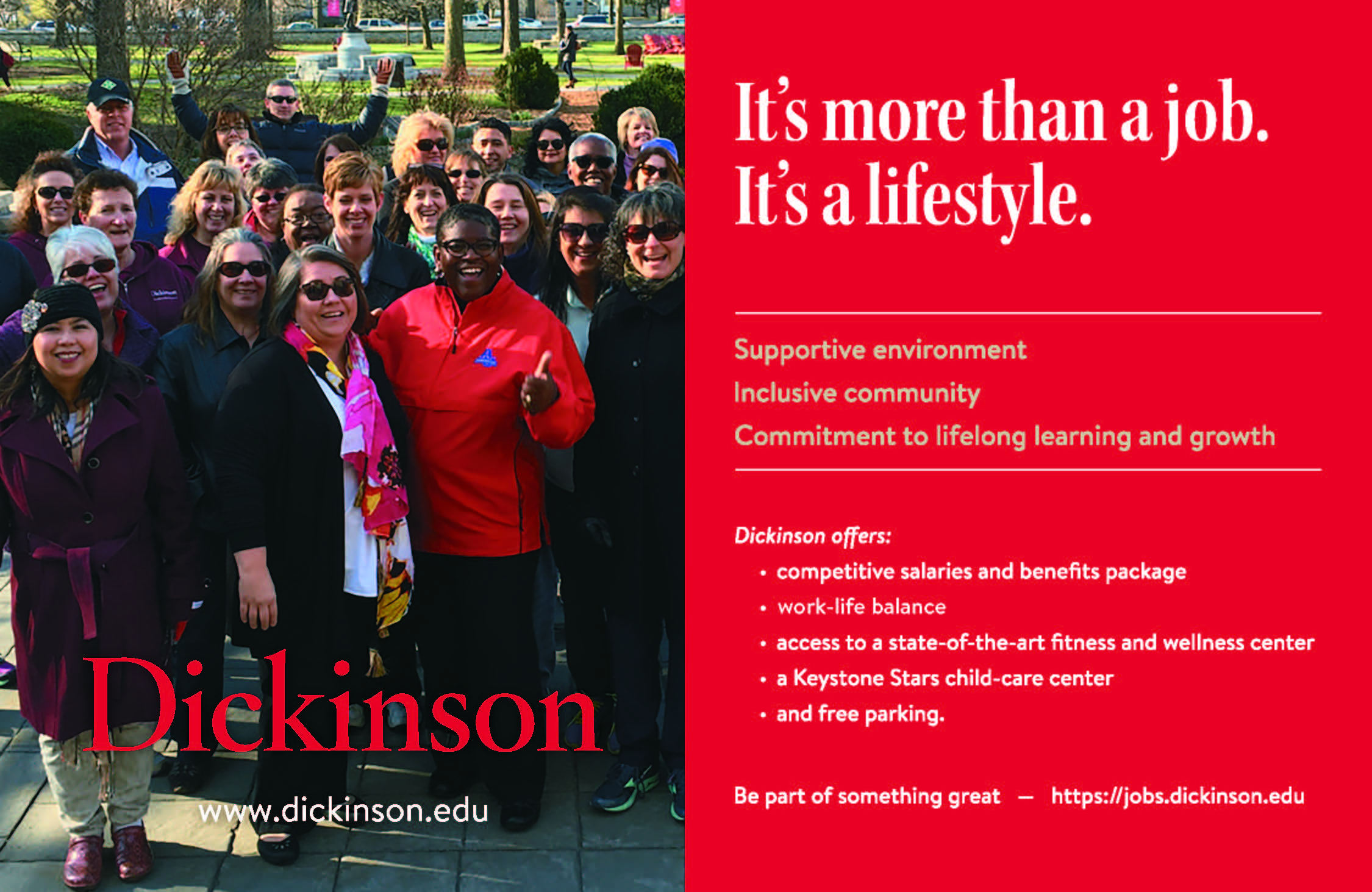 jobs at dickinson college