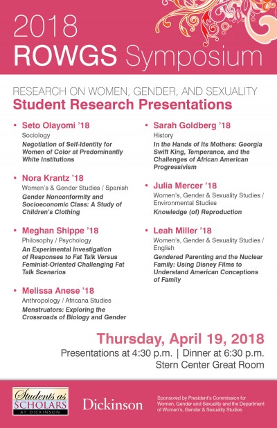 Research On Women Gender And Uality By Students Symposium 2018 1