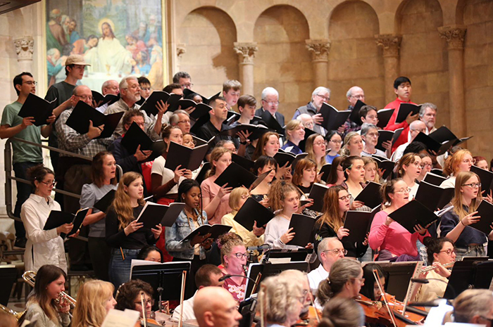 The Dickinson College Choir.