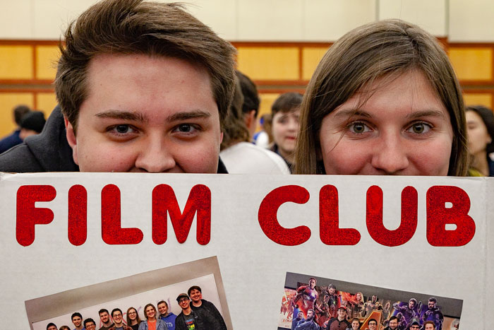 Dickinson's Film Club was one of the many clubs and student activities featured at Activities Night.