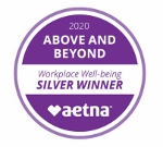 2020 above and beyond silver winner workplace wellbeing aetna award