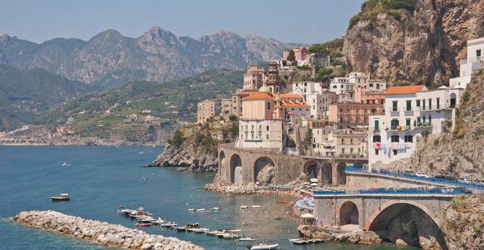 On the Amalfi Coast, you have time to explore the city before venturing into the mountains for a hike. © Paolo Costa Baldi