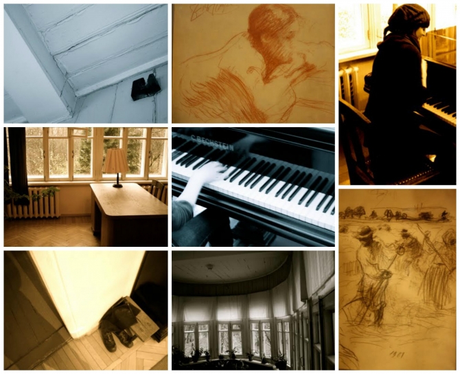 Various photos inside Boris Pasternak's house taken by Pat Kearns'11.