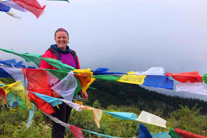 Allison Miller in Bhutan
