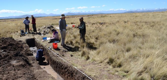 Chiripa Bolivia excavation from 2013. 