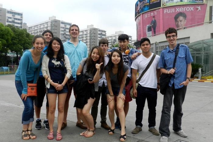 students explore shanghai