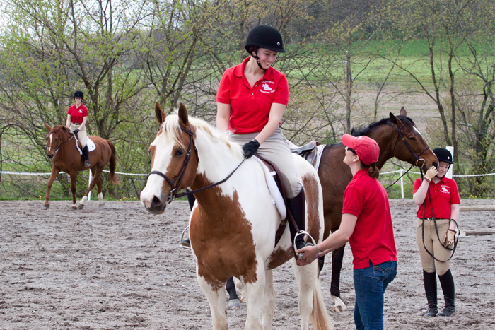 Equestrian Team practice