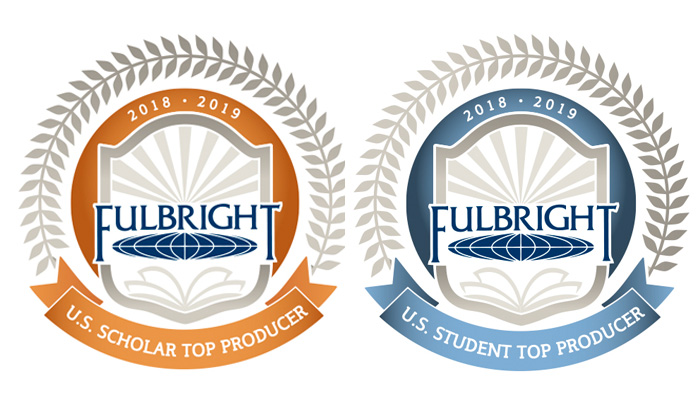 Fulbright top-producer badges
