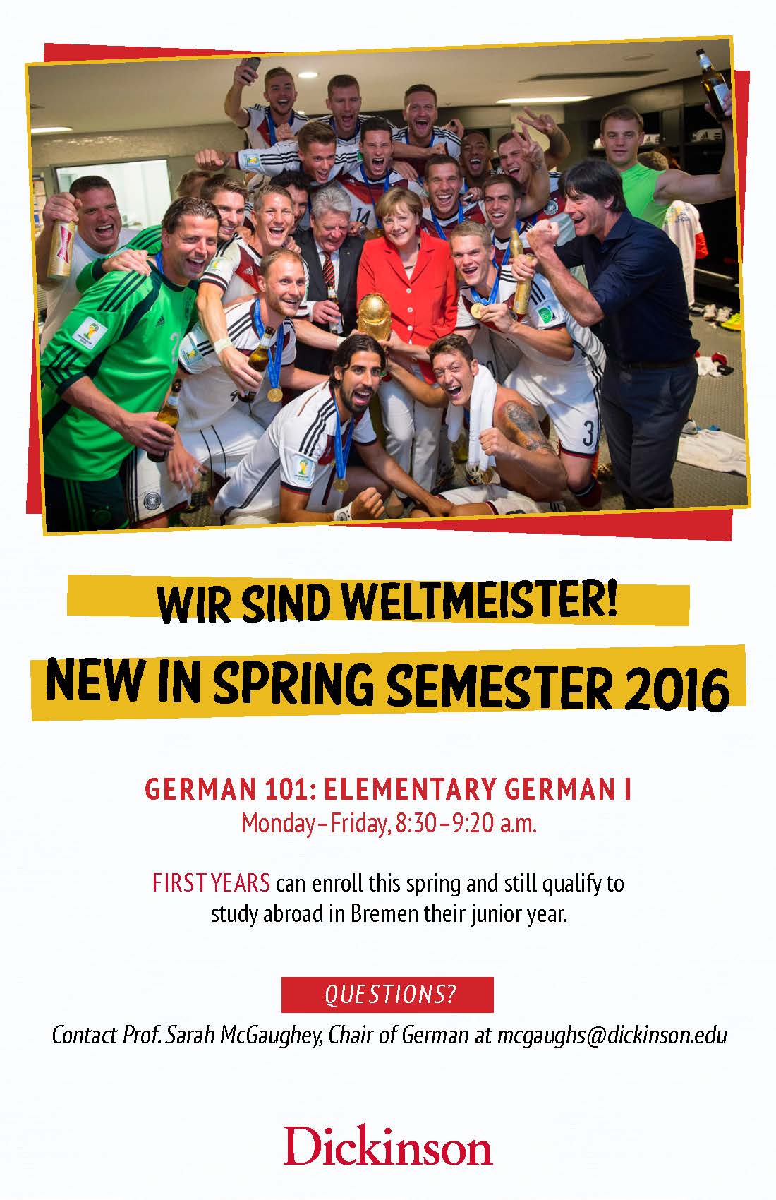German 101 Spring 2016