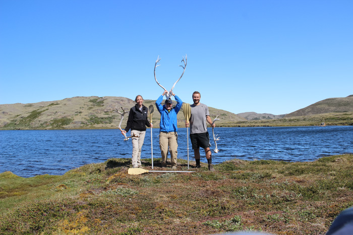 Strock, Schlimm and Max Egener enjoying all Greenland has to offer.
