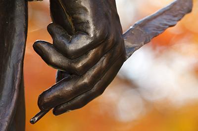 Benjamin Rush Statue Hand