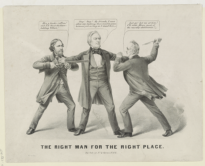 The Great Presidential Race of 1856, Political Cartoon
