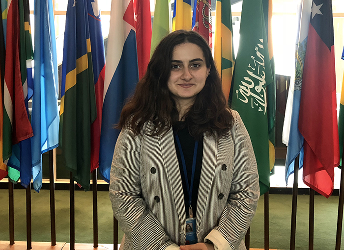 Mariam Kapanadze '19 is an advisor intern at the United Nations in New York City, where she focuses on events with the Economic and Social Council and tackling science, sustainability and more.