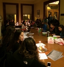 Hanukkah candle lighting