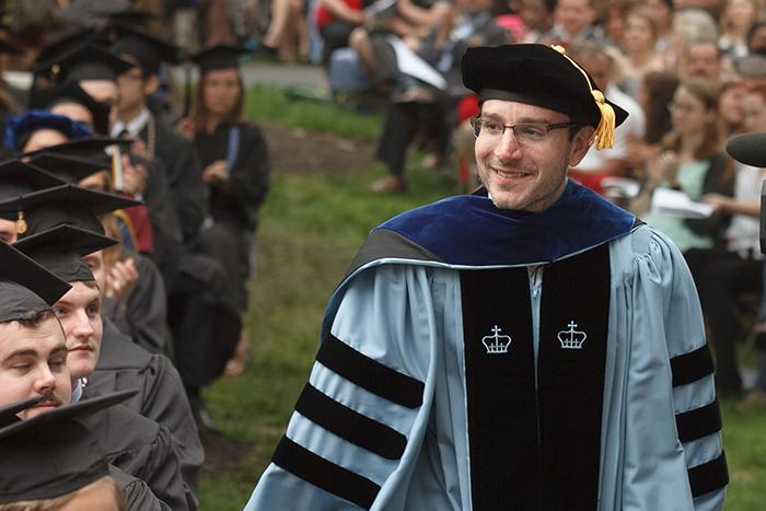 David O'Connell at Commencement 2018