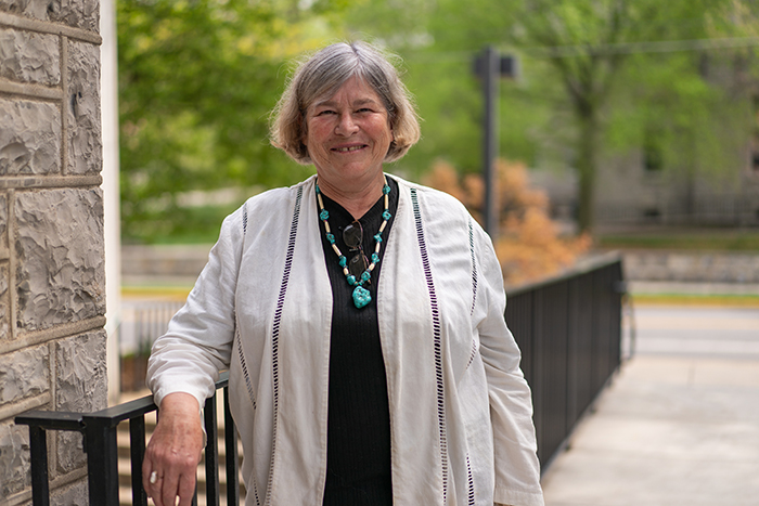 From Mosaics to mentorships, the Children's Center to  Carlisle Indian School research and beyond, Professor Susan Rose '77 has made indelible marks on her alma mater. Photo by Dan Loh.