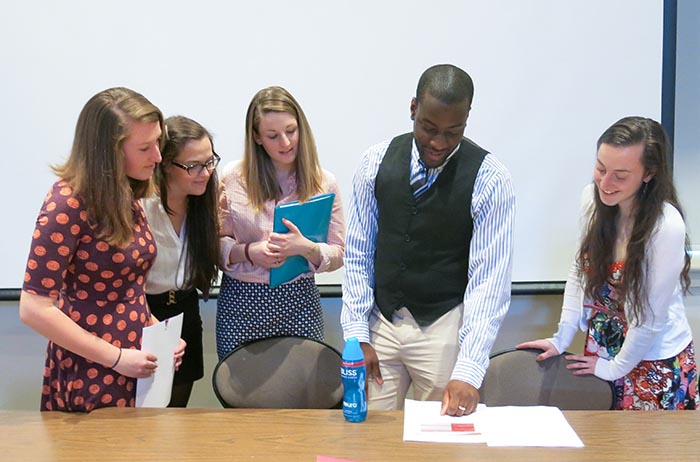 Students majoring in different disciplines came together to share research during the ROWGS Symposium.