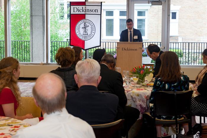 Sam Gillespie addresses donors and scholars at the 2016 Scholarship Luncheon.