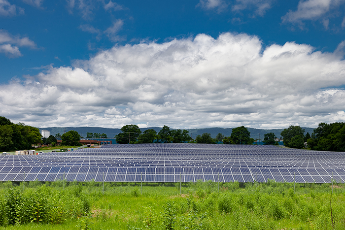 Dickinson's new 3-megawatt solar array 