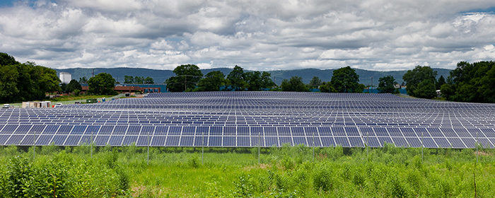 Dickinson's new 3-megawatt solar array