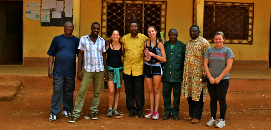 Dickinson students engaging with communities in Cameroon.