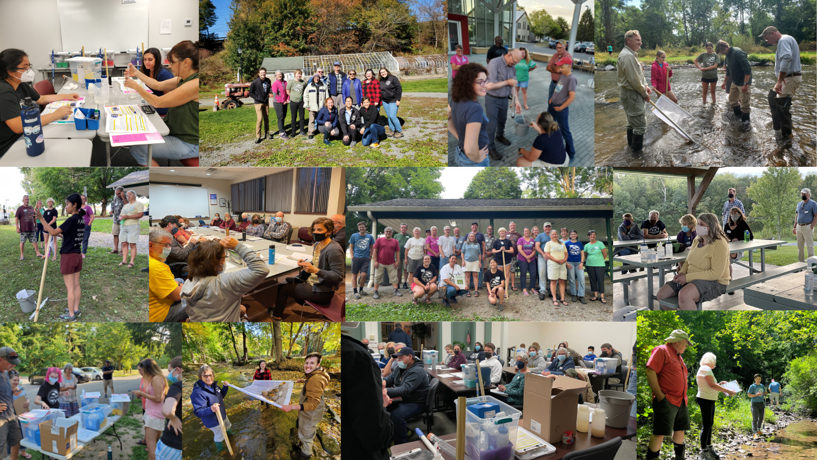 Collage of Stream Team photos
