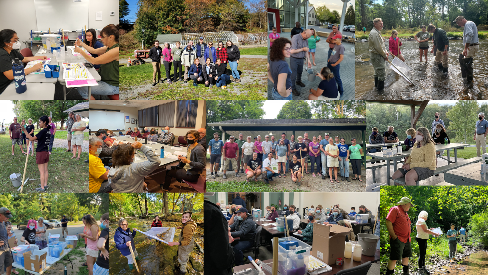 Collage of Stream Team photos 