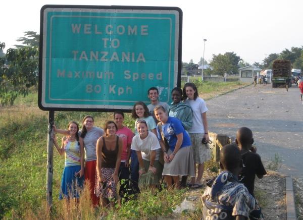 Photograph of students in Tanzania