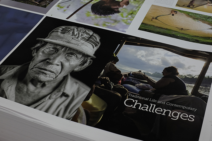 A hardcover documentary book about the Ese'Eja accompanies the tour and will be launched during a public open reception at the Peruvian Embassy.