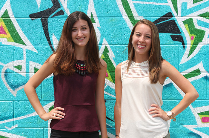 Amber McGarvey '15 and Courtney Wojcik '17 are summer interns at TerraCycle, named one of the fastest growing green organizations in the world.