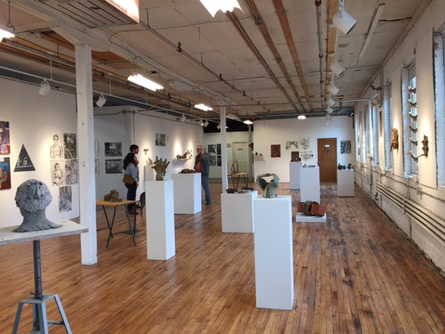 Gallery shot of a past studio-art exhibition