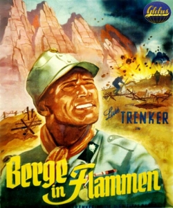 Movie poster of the German film Berge in Flammen.