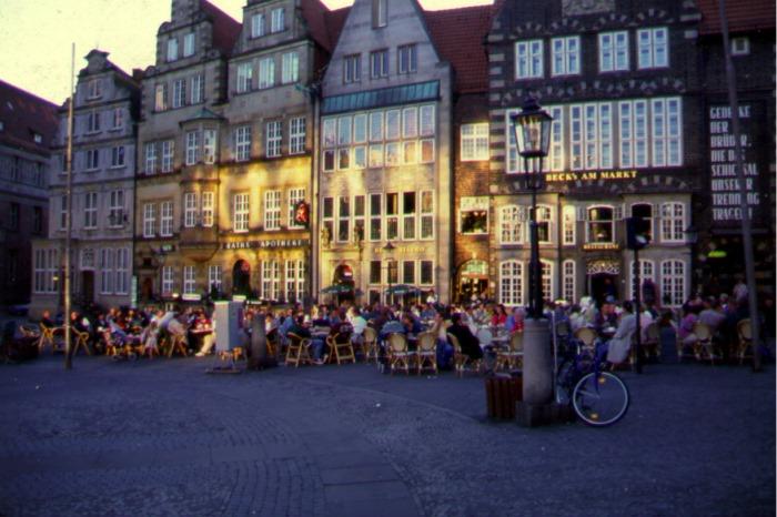 A city street in Bremen, Germany