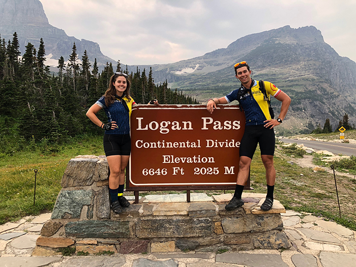 Caroline Smiegal '18 embarked on the journey of a lifetime after graduating in May. She rode cross-country on a bicycle to help raise money and awareness for the affordable housing cause. 