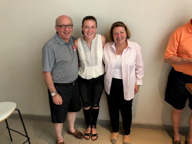 Claire Taben '20 traveled to California for an internship at Winplus North America, Inc., where she met alum and trustee Mark Lehman '71. From there, a unique friendship formed.