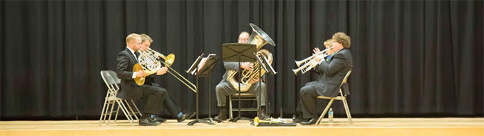 faculty brass quartet, dickinson college