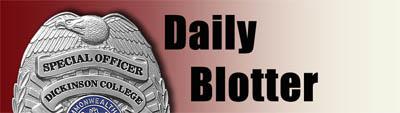 Department of Public Safety's Daily Blotter