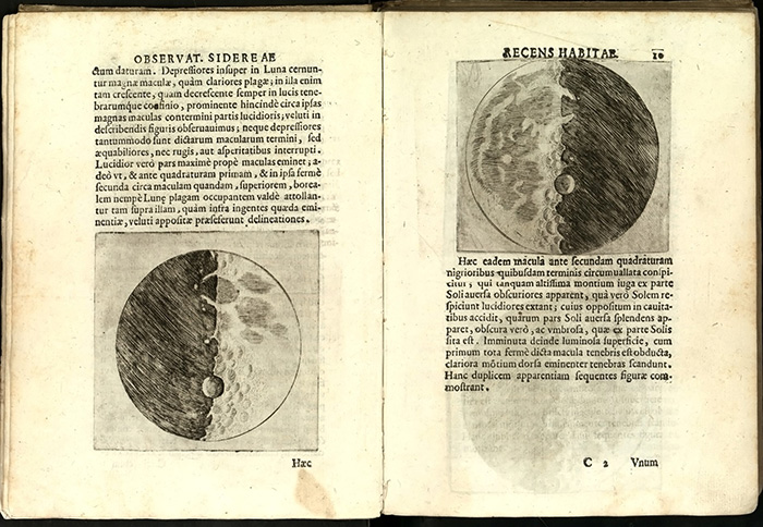 Gallileo's moon drawings have become part of an art-history debate.