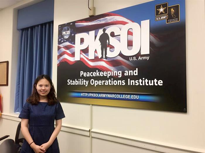 As an intern at the U.S. Army War College, Yachen Jiao '18 is gaining a real-world perspective into policy-making, all the while improving her research skills.