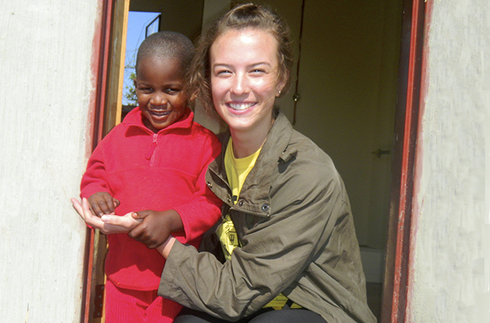 Julia Schneider ’15 traveled to St. Lucia, South Africa to perform volunteer work.