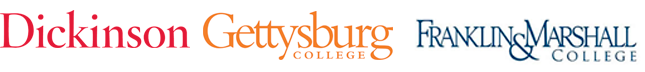 F & M, Gettysburg and Dickinson colleges logos