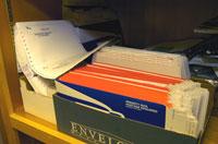 Photograph of envelopes