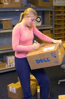 Photograph in mail room