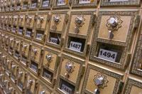 Photograph of the HUB mailboxes