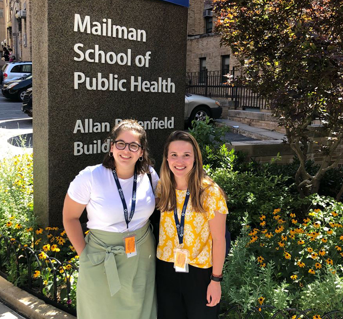 Morgan Silverman '20 (psychology) is working as an intern with the Global Mental Health Program at the Columbia University Medical Center, where she's helping develop an app to assess mental health.