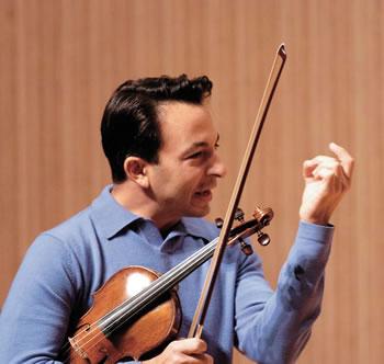 Rich Amoroso ‘92 plays a violin crafted by Nicolai Gagliano in 1761