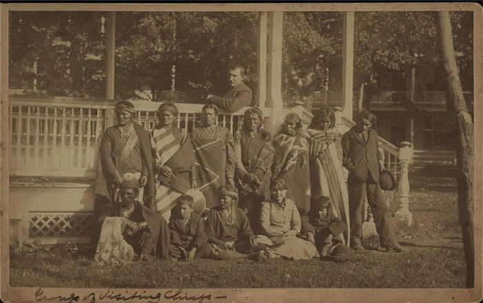 Richard Henry Pratt with Navajo students, 1882.  Courtesy of the Carlisle Indian School Digital Resource Center.