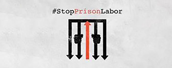 stop prison labor logo