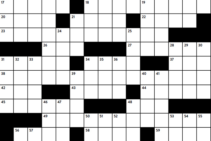 Crossword Puzzle by Gil Ludwig '69