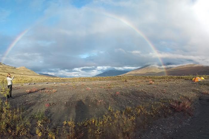 rainbow in the arctic